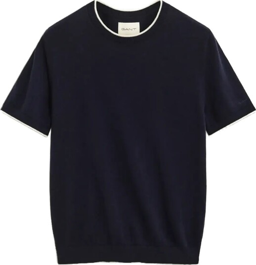 Gant Seasonal Crew Ss Navy M