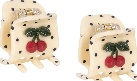 Konges Sløjd Hårspenner 2-Pack Cherry Dot