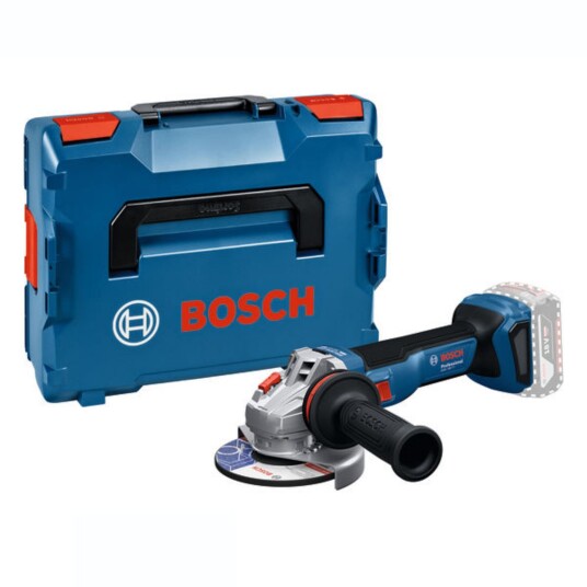 Bosch Professional GWS 18V 11 vinkelsliper uten batteri og lader 125mm solo L Boxx Bosch Professional GWS 18V 11 vinkelsliper uten batteri og lader 125mm solo L Boxx