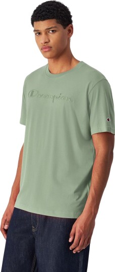 Champion Tonal Big Logo T skjorte Herre Grønn S