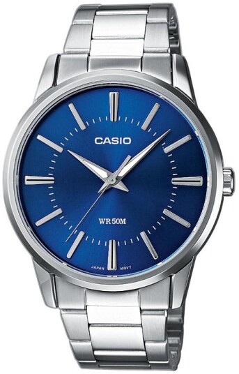 Casio Herreklokke MTP 1303PD 2AVEG Collection Blå/Stål Ø40 mm Casio Herreklokke MTP 1303PD 2AVEG Collection Blå/Stål Ø40 mm