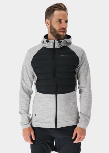 Training Hybrid Jacket Lt Greymelange/Charcoal Mel Xl Jakker Training Hybrid Jacket Lt Greymelange/Charcoal Mel Xl Jakker