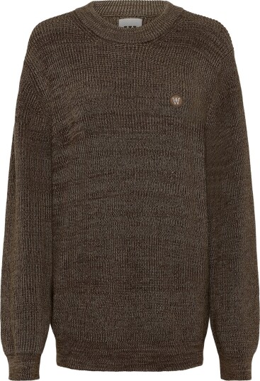 WOOD WOOD Wwhalum Crew Neck 25488   Khaki green   XL