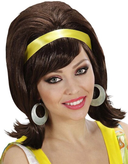 60"s Hairdo Mørk Brun Parykk 60"s Hairdo Mørk Brun Parykk