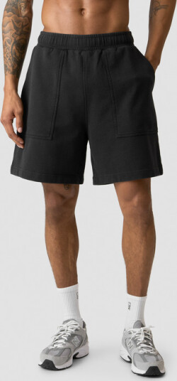Icaniwill Grit Stonewashed Sweatshorts Stonewashed Black Svart Small