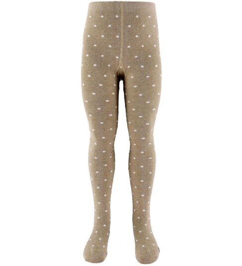 Fuzzies Strømper Beige Melange/Off White Fuzzies 134/140 Strømpebukser Hvit 134 140