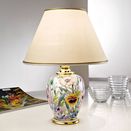 austrolux Bordlampe Giardino Panse Flerfarget Stue / spisestue Keramikk