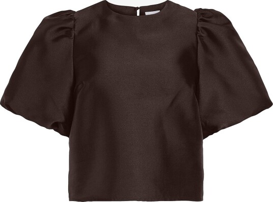 Vila Bluse viShina 2/4 O neck Top Brun