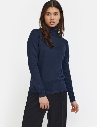 Soft Rebels Srmarla Rollneck Knit - Blue - XL Soft Rebels Srmarla Rollneck Knit - Blue - XL