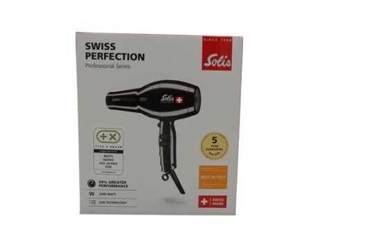 Solis Swiss Perfection 440 Black Hårføner Solis Swiss Perfection 440 Black Hårføner