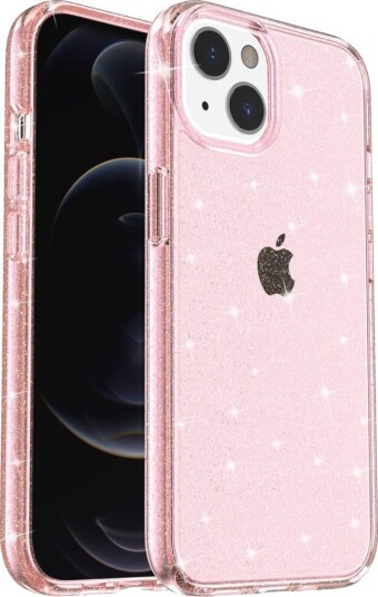 Trolsk Mobildeksel Glitter (iPhone 14 Plus) Rosa