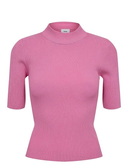 Nümph Nubia Ss Pullover Cropped Pink XXL Nümph Nubia Ss Pullover Cropped Pink XXL