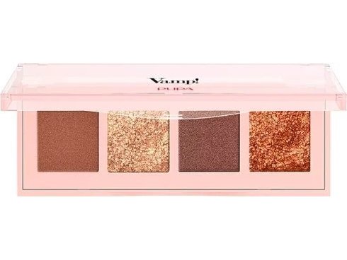 Pupa_Vamp! Eyeshadow Palette 4 Øyenskyggepalett 002 Gull Bronse 5,2G