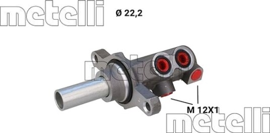 METELLI 05-1296 Hovedbremsesylinder