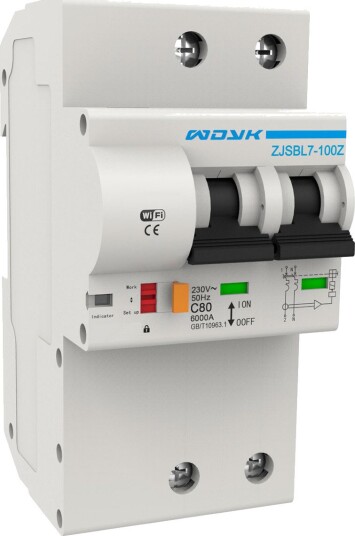 Wdyk Effektbryter POW63 WiFi Smart Med Energimåler 2P (63A)