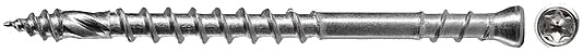 Fischer terrasseskrue skjult 4,3x60mm a4 syrefast 250 stk Fischer terrasseskrue skjult 4,3x60mm a4 syrefast 250 stk