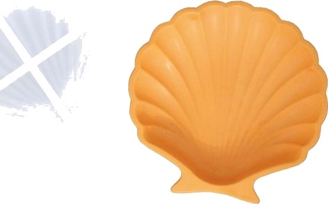 Silikonform Skjellskall 11 Cm Silikonform Skjellskall 11 Cm
