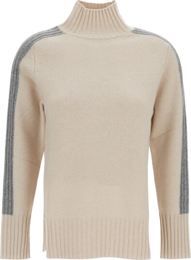 Lorena Antoniazzi Dame Strikkevarer Beige 2XS,