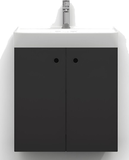 Svedbergs Intro Slim Servantskap D35 med 2 Dører Grafittgrå / 55x35cm