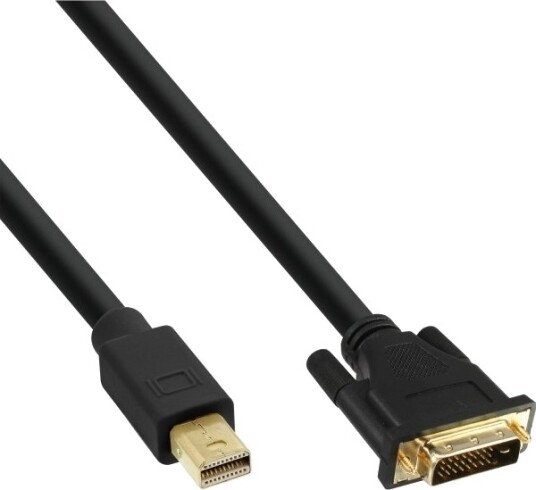 Inline 17226 0,5 M Mini Displayport Dvi D Hankjønn Hankjønn Gull