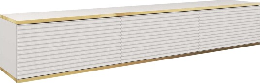 Klinkerville TV-skap 175 cm - Hvid