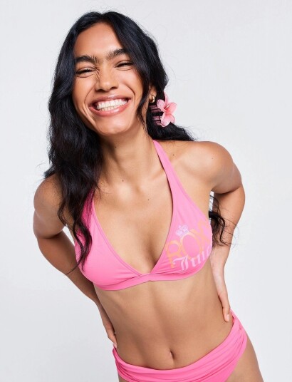 Roxy Roxy Juicy Fixed Tri Halter Pink XXL