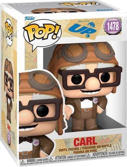Northix Carl Action Figur fra Disney Pixars UP 7-tommers samleobjekt