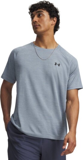 Under Armour Tech Textured T skjorte Blå Blue Fog X large
