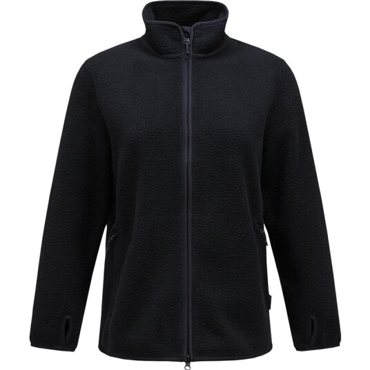 Peak Performance W Pile Zip Jacket Black Peak Performance W Pile Zip Jacket Black