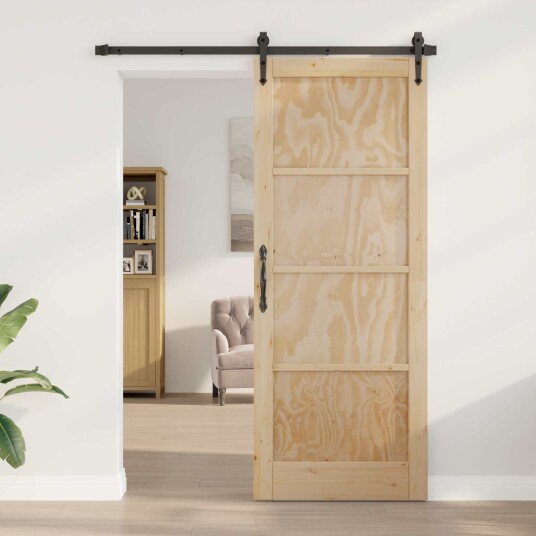 Innvendig Dør Naturlig 93 x 211 cm Kryssfinér Innvendig Dør Naturlig 93 x 211 cm Kryssfinér