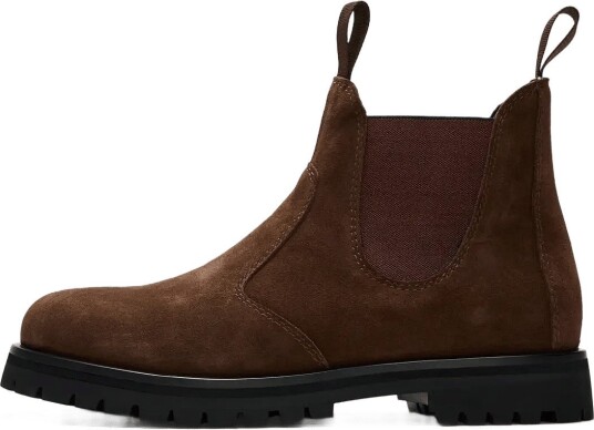 Selected Slmtravis Wr Suede Chelsea Boot DEMITASSE 45 Selected Slmtravis Wr Suede Chelsea Boot DEMITASSE 45