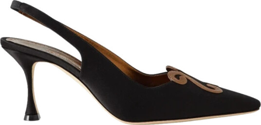 Manolo Blahnik Dame Sko Svart 39 EU,