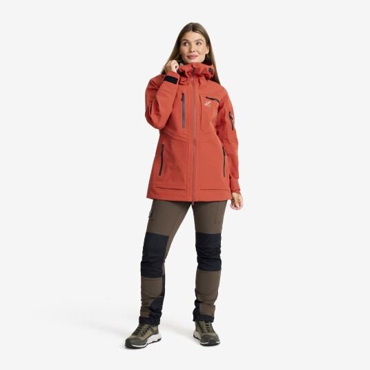 Cyclone Long 3L Jacket Dame Bossa Nova Størrelse:S Dame > Jakker > Regn- og skalljakker