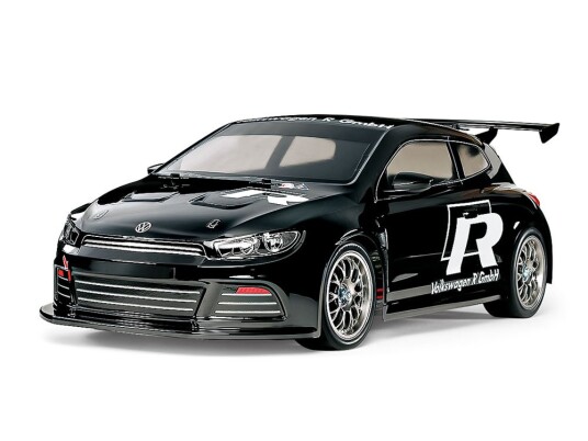 TAMIYA 47452 RC VOLKSWAGEN SCIROCCO GT BLACK TT-01E Painted Bod TAMIYA 47452 RC VOLKSWAGEN SCIROCCO GT BLACK TT-01E Painted Bod