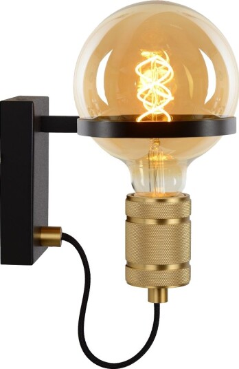 Ottelien Vegglampe For Fast Montering  Sort