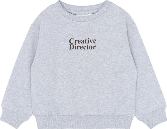 The New Tnstyaso Melange Os Sweatshirt   LIGHT GREY MELANGE   92