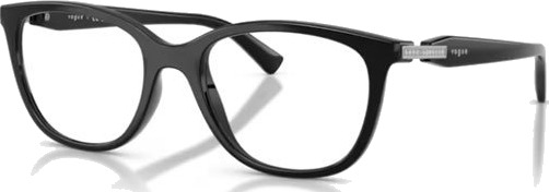 Briller   VO5679B fra Vogue   Svart   plast   Oval   Medium