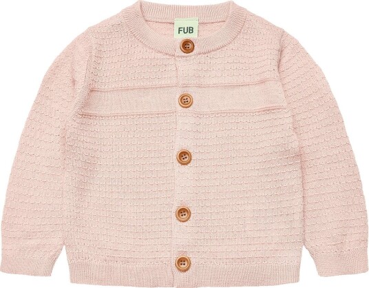 FUB Baby Cardigan PALE ROSE 86