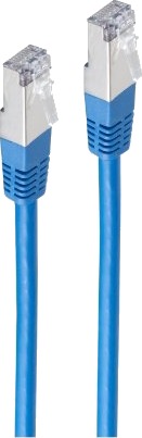 Shiverpeaks Basic S Patchkabel Cat. 6 S/Ftp Blå 7,50 M Rj45 Hann Rj45 Hann Formstøpt Hette Halogenfri 1 Stk Bs75717 Hb