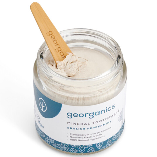 Organisk mineraltannkrem Georganics Peppermint Fluoride Free 120 ml Organisk mineraltannkrem Georganics Peppermint Fluoride Free 120 ml