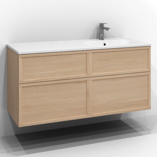 Svedbergs Poem Ramme Servantskap D45 med 4 Skuffer Ren eik / 120cm SV-34512434 Svedbergs Poem Ramme Servantskap D45 med 4 Skuffer Ren eik / 120cm SV-34512434