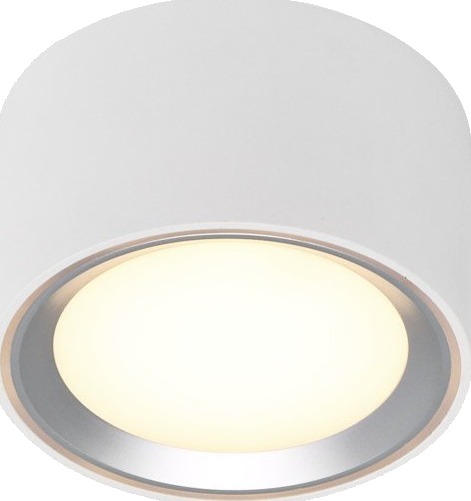 Nordlux Fallon 6 taklampe, Hvit/Stål Nordlux Fallon 6 taklampe, Hvit/Stål