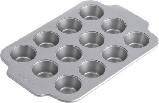 KitchenAid Kjeks-/Muffinsform for 12 kjeks Rustfritt Stål Grå KitchenAid Kjeks-/Muffinsform for 12 kjeks Rustfritt Stål Grå
