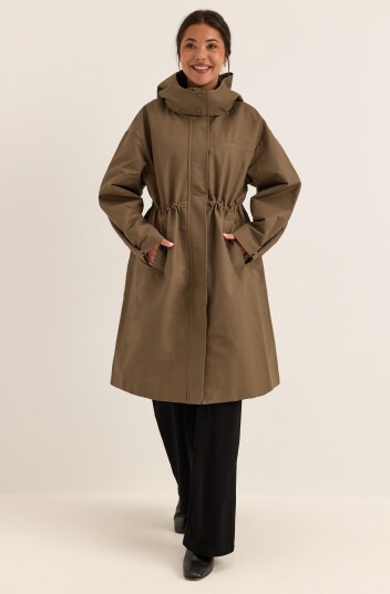 Object Objgerda L/S Lo Long Coat Noos - Brown - 38