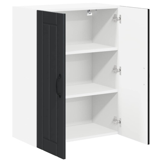  Kjøkkenskap Svart 60 x 31 x 80 cm Konstruert tre