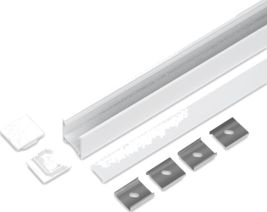 Topmet 2m sett LINEA20 + F CLICK Hvit