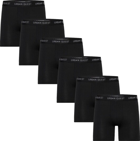 URBAN QUEST | 6 Pack Men Bamboo Long Leg Tights | M