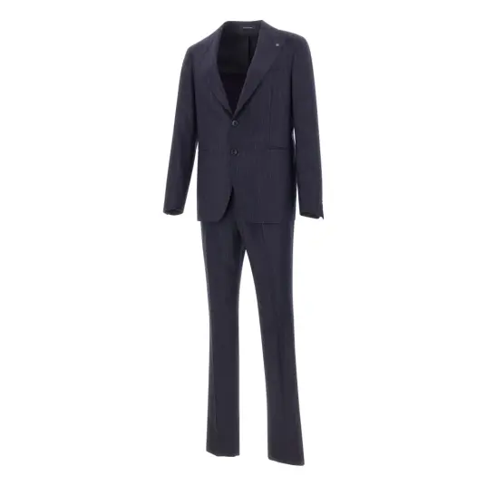 Tagliatore Herre Dress Blå M,