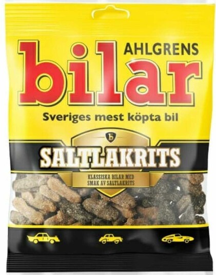 Ahlgrens Biler Saltlakris 100 gram Skumgodteri Ahlgrens Biler Saltlakris 100 gram Skumgodteri