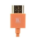 KRAMER C-HM/HM/PICO Ultra-Slim Flexible High-Speed HDMI Cable W/Ethernet 1,8m, Orange
